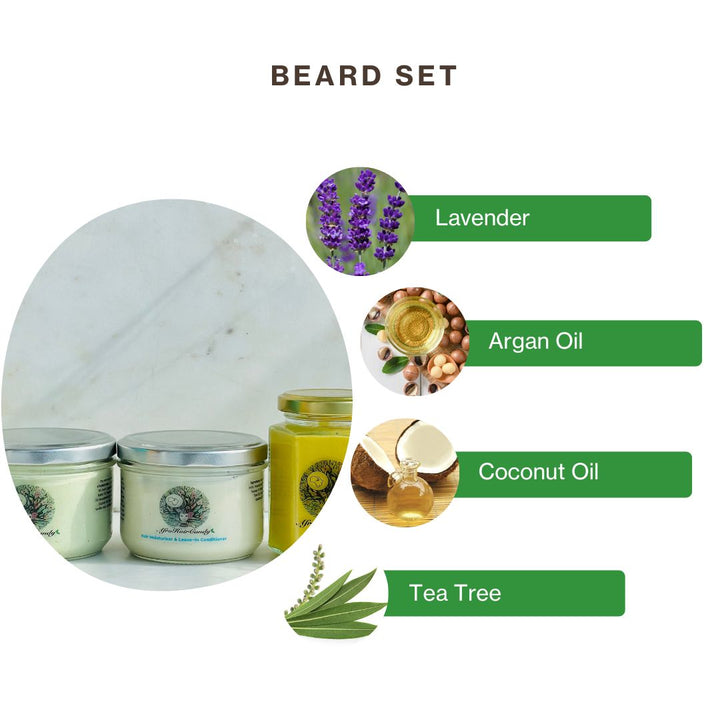 Beard Care Set For A Fuller, Thicker, Healthier Beard