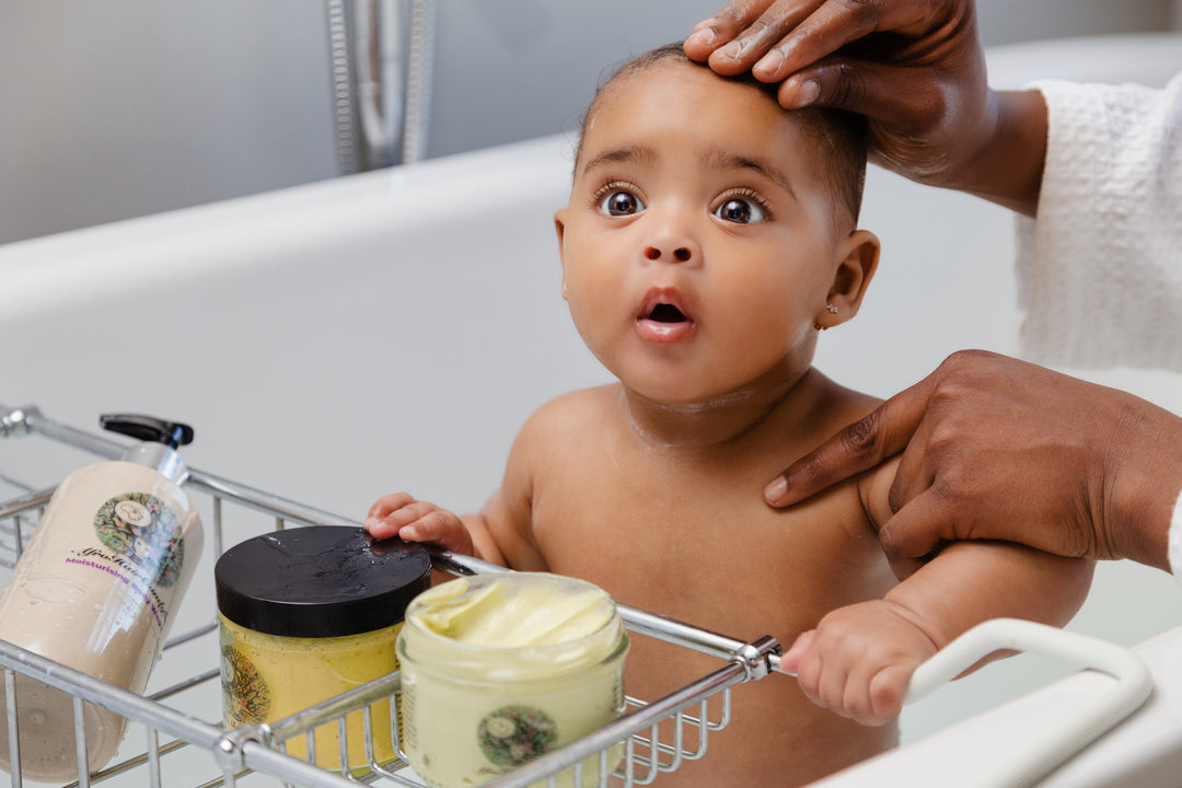 Organic Co-Wash and Leave-in Conditioner for baby hair loss prevention