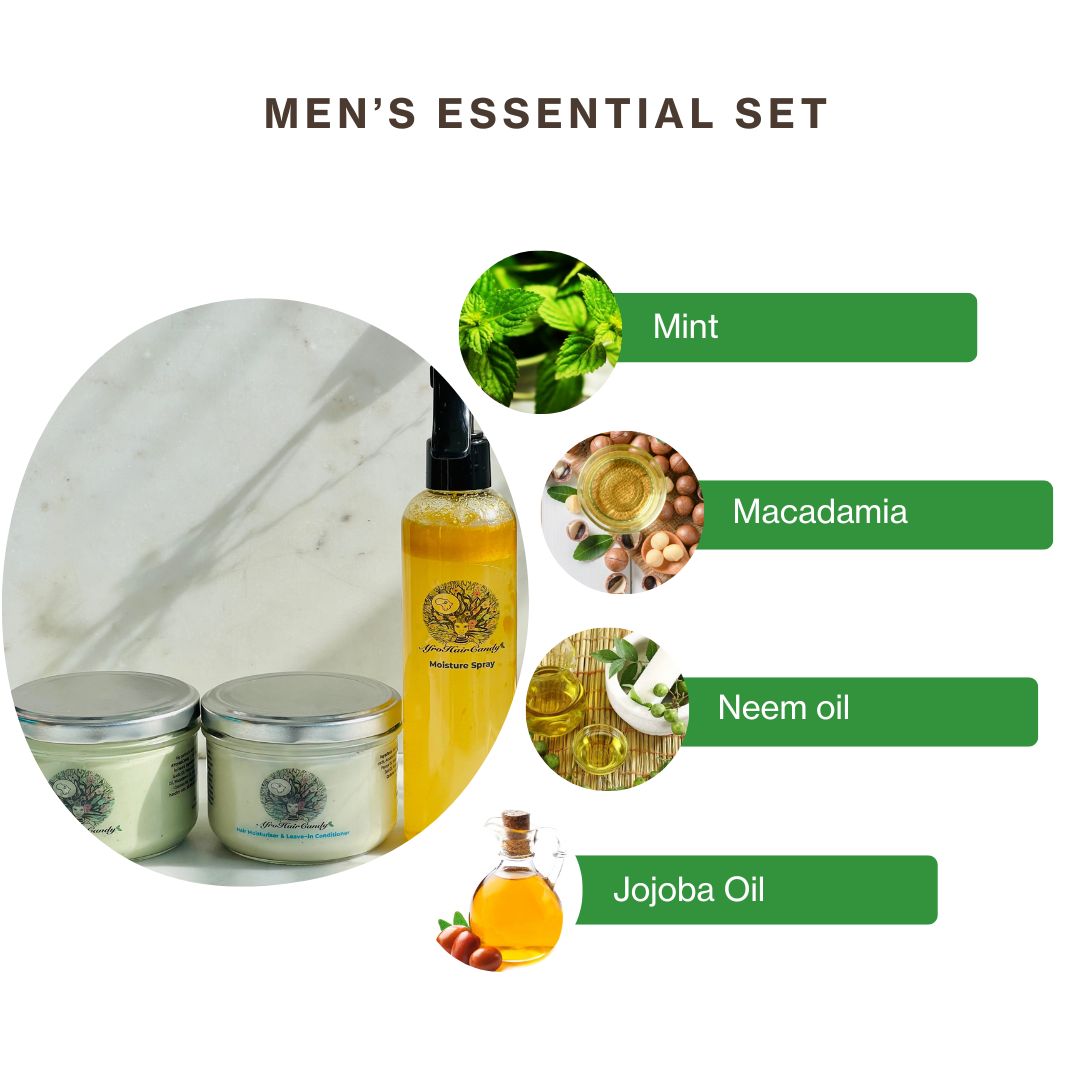 SET OF 3 - Hair Care Essentials for Men
