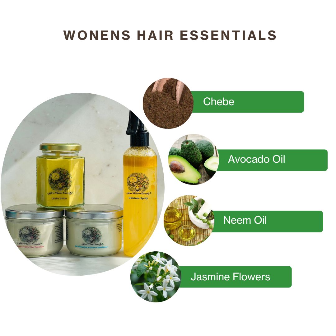 SET OF 4 - Hair Care Essentials for Women