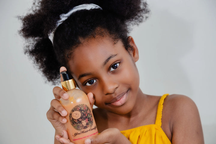 Natural hair gel for children