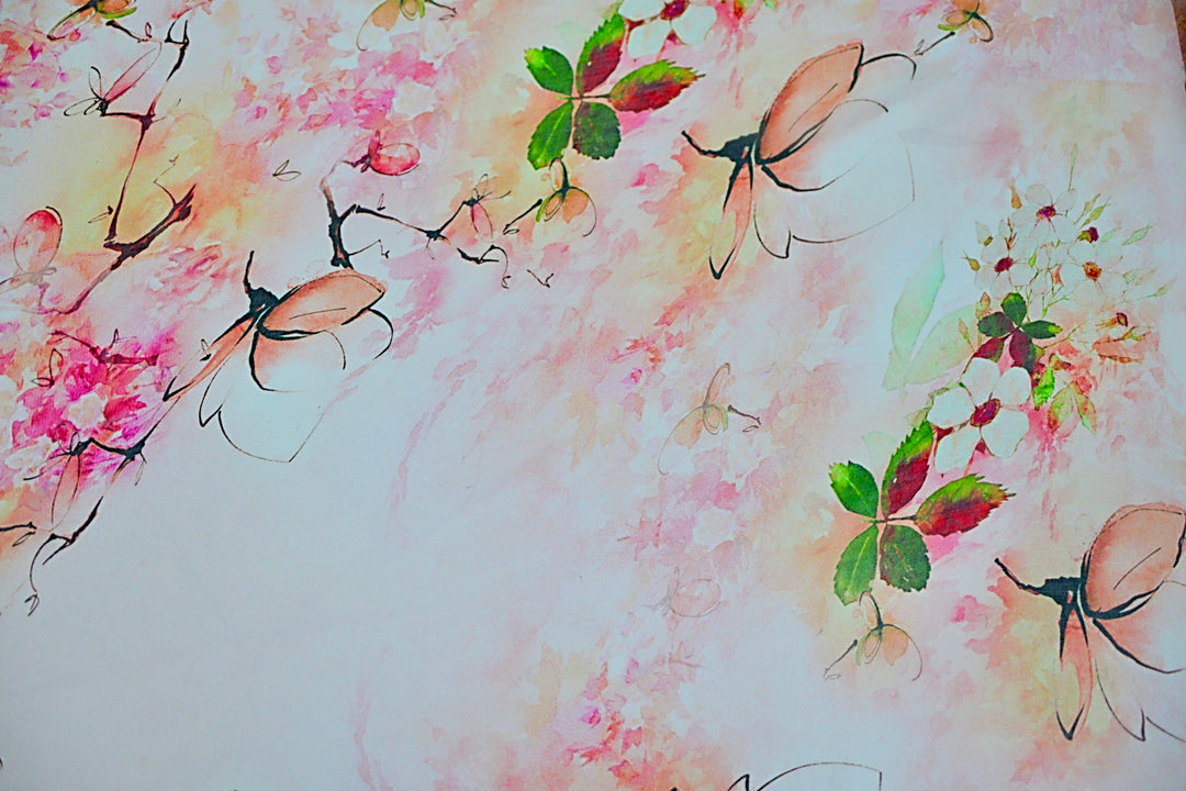 100% Pure Mulberry Silk, Sheer Rectangular Headscarves