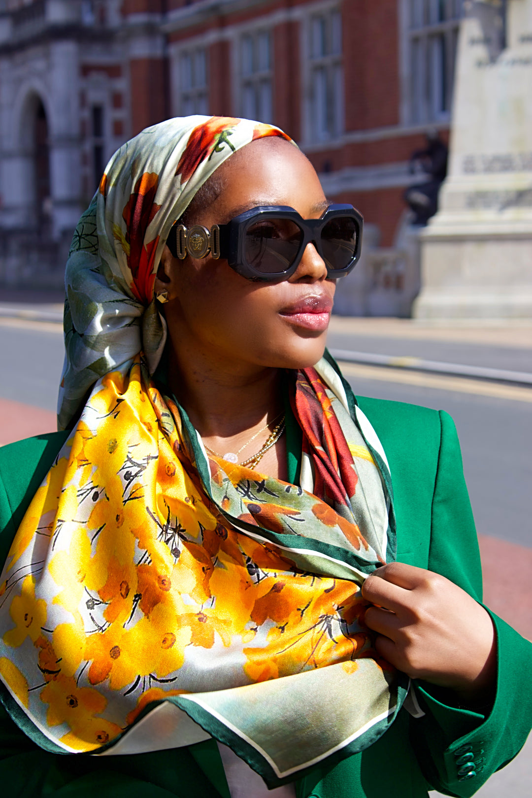 100% Pure Mulberry Silk Square Scarves AfroHairCandy