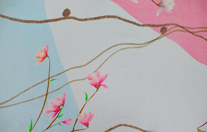 100% Pure Mulberry Silk, Sheer Rectangular Headscarves