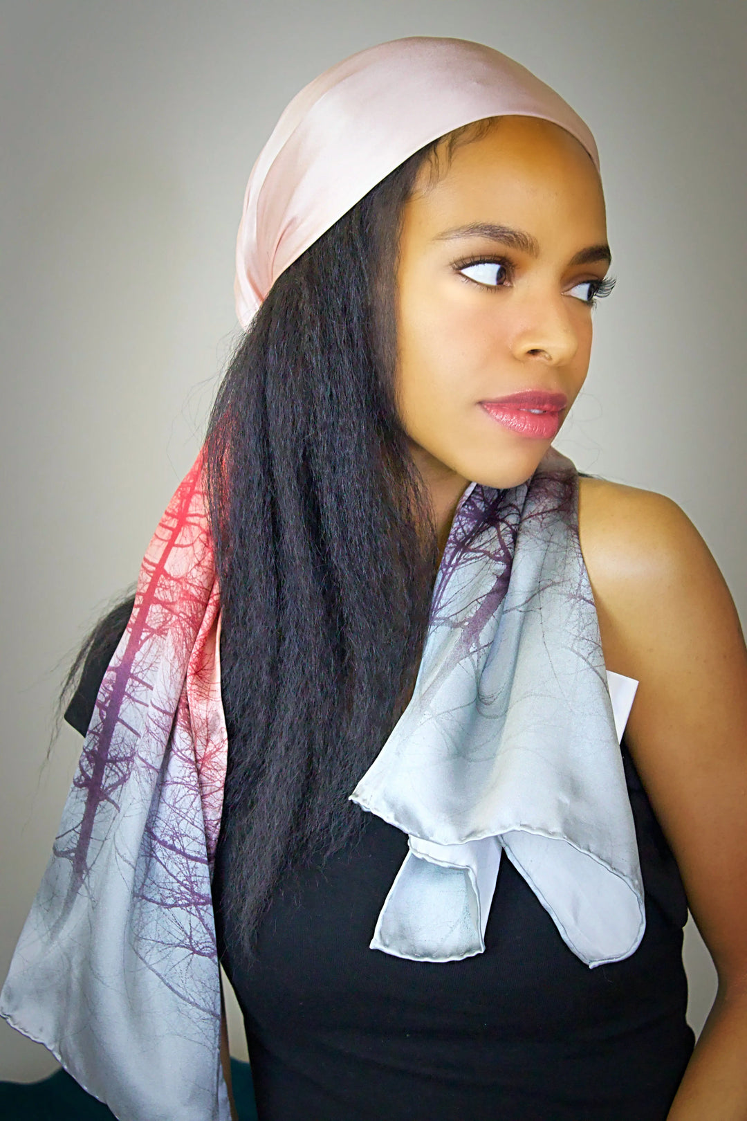 100% Pure Mulberry Silk Rectangular Headscarves