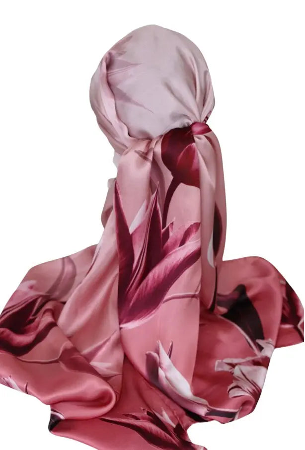 100% Pure Mulberry Silk Rectangular Headscarves