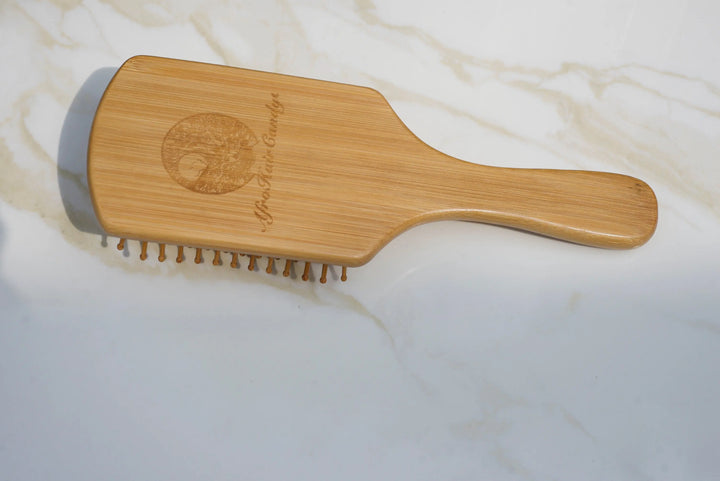 Bamboo Paddle Hair Brush