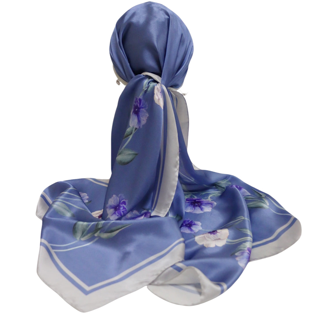 100% Pure Mulberry Silk Opulent Collection, Blue