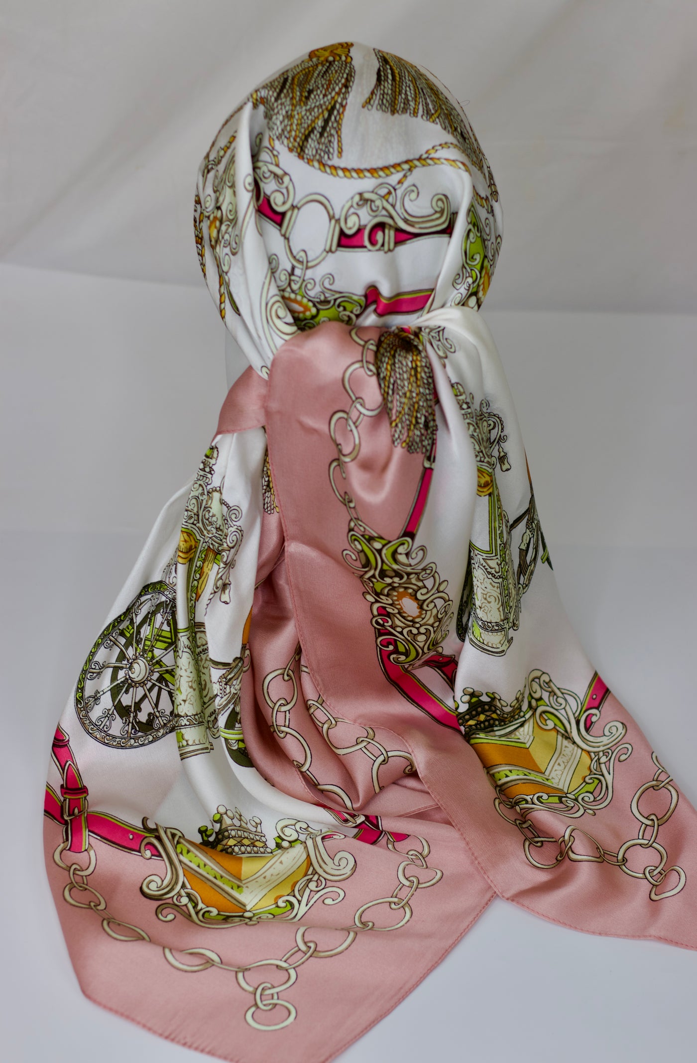 100% Pure Mulberry Silk Square Headscarves