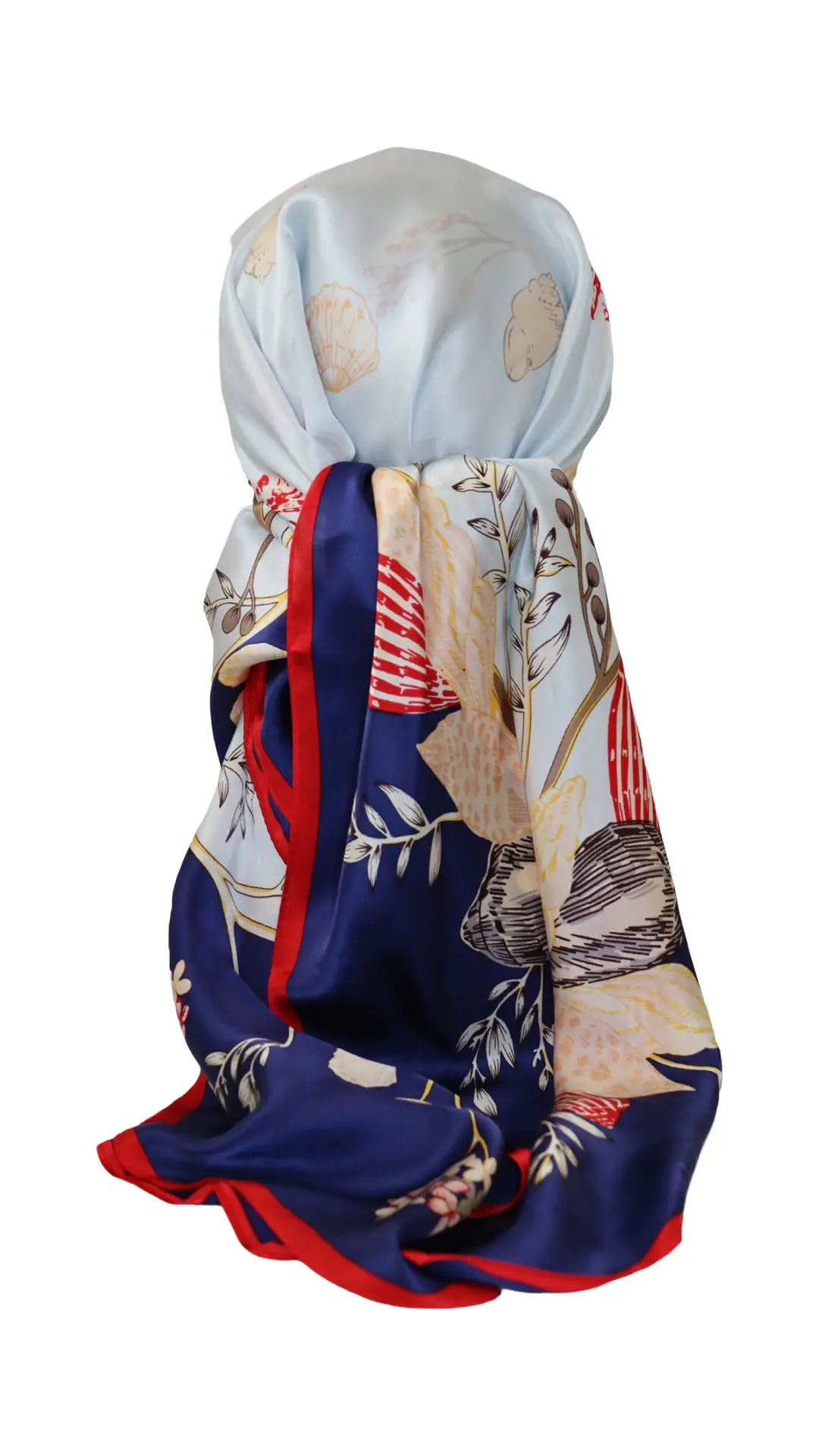 100% Pure Mulberry Silk Square Headscarves