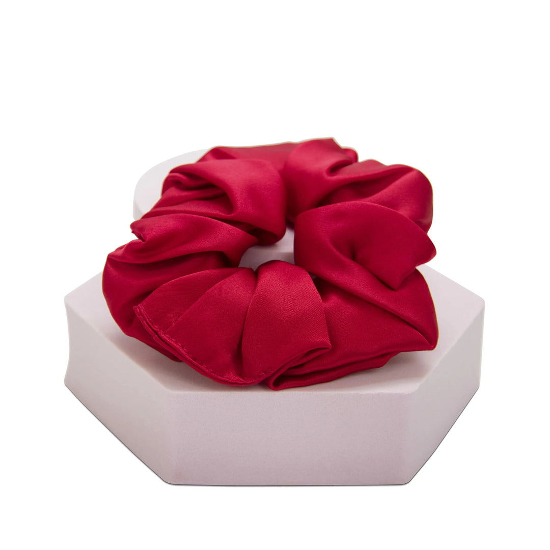 100% Pure Mulberry Silk Scrunchies - Large AfroHairCandy