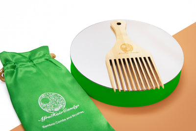 Bamboo Afro Comb
