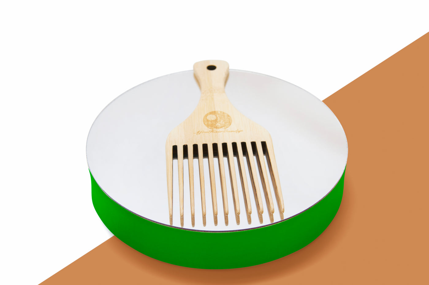 Bamboo Afro Comb