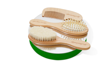 Bamboo Baby Hair Brush & Comb Set