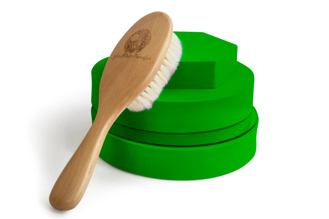 Wooden Hair Loss soft Brush 