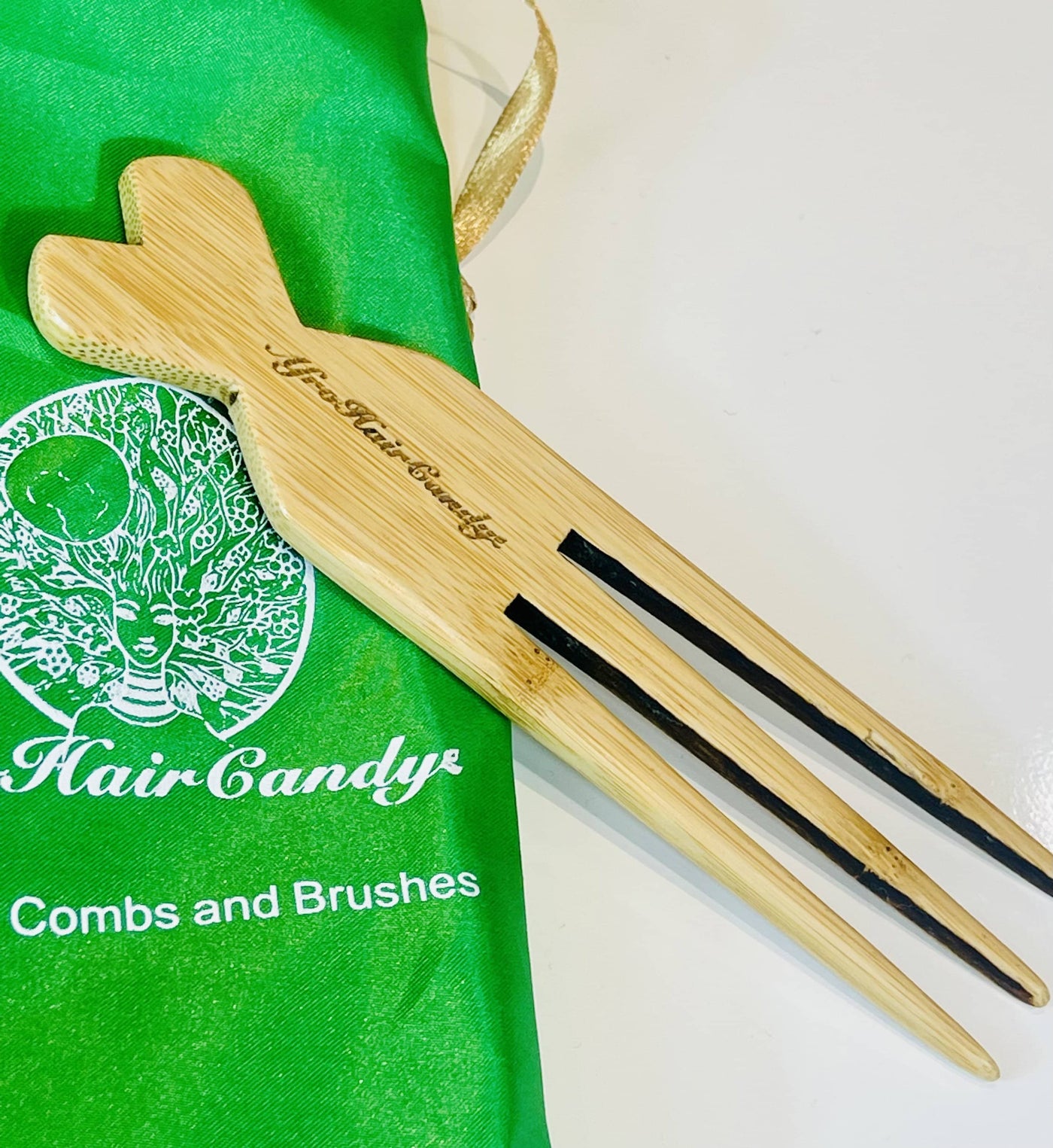 Bamboo Parting Comb