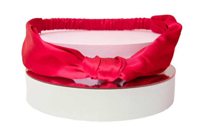 100% Mulberry Silk RoseKnot Headband AfroHairCandy